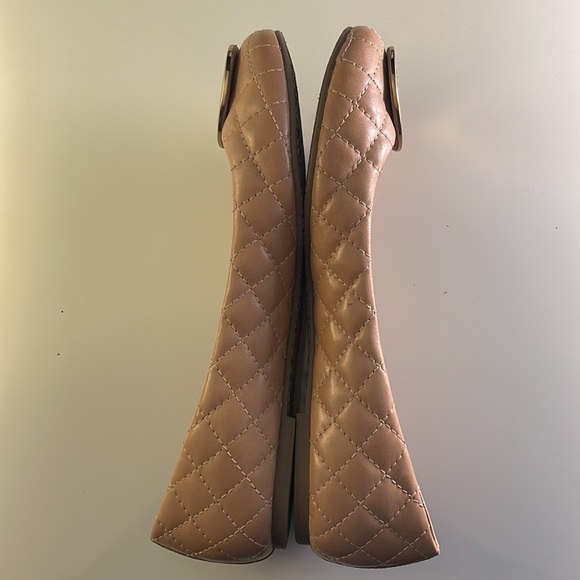 Tory Burch Quilted Leather Quinn Flats - Picture 3 of 7